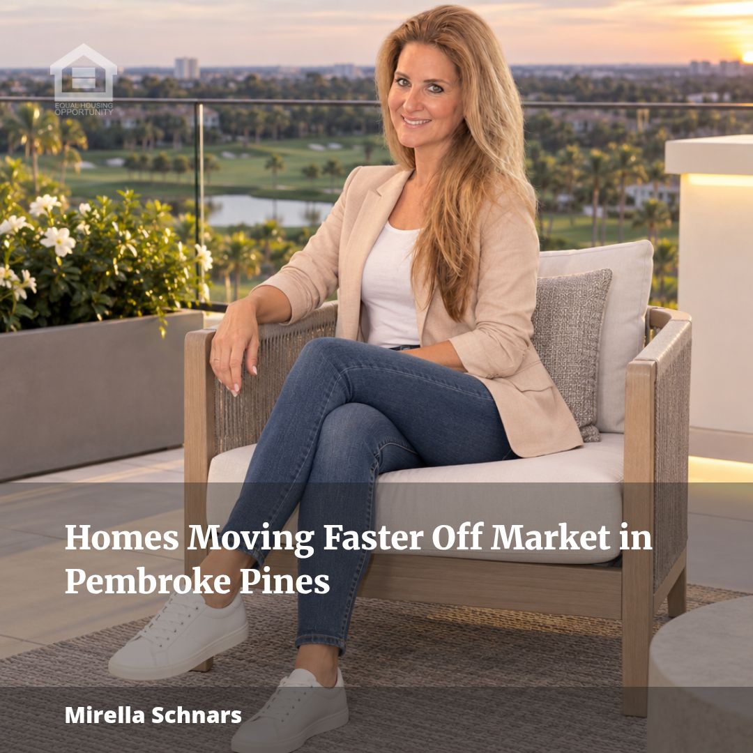 Homes Moving Faster Off Market in Pembroke Pines